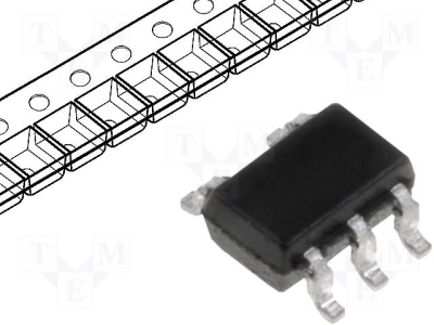 Електронен потенциометър MCP4019T-103ELT Интегрална схема:цифров потенциометър; 10k?; I2C; 7бит; SC70-5